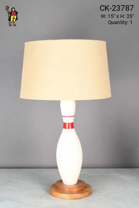 Bowling Pin Table Lamp