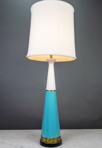 Tall Mid Century Ceramic Table Lamp