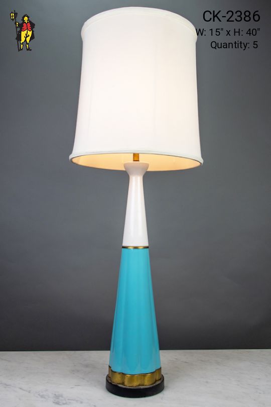 Tall Mid Century Ceramic Table Lamp