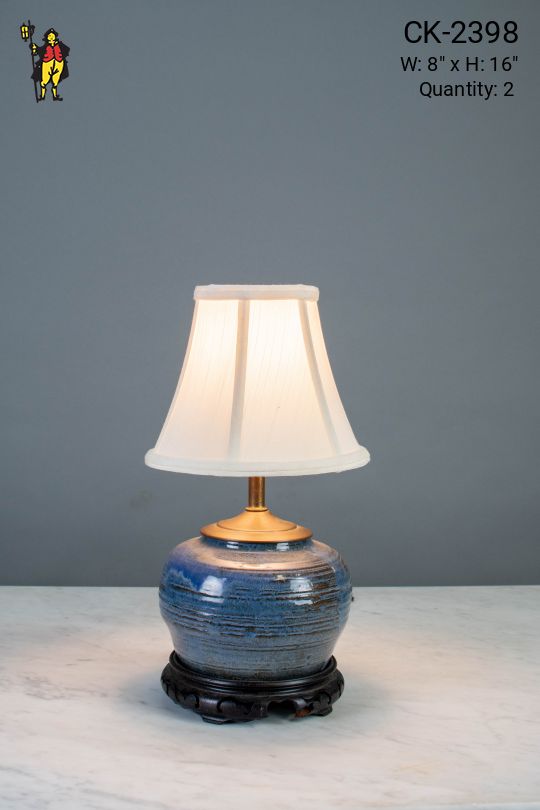 Blue Ceramic Table Lamp