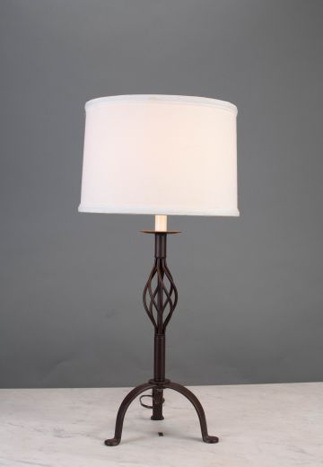 Single Light Footed Table Lamp