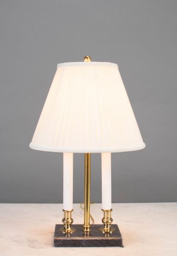Two Candle Federal Table Lamp
