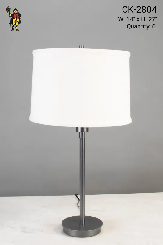 Black Pole Table Lamp