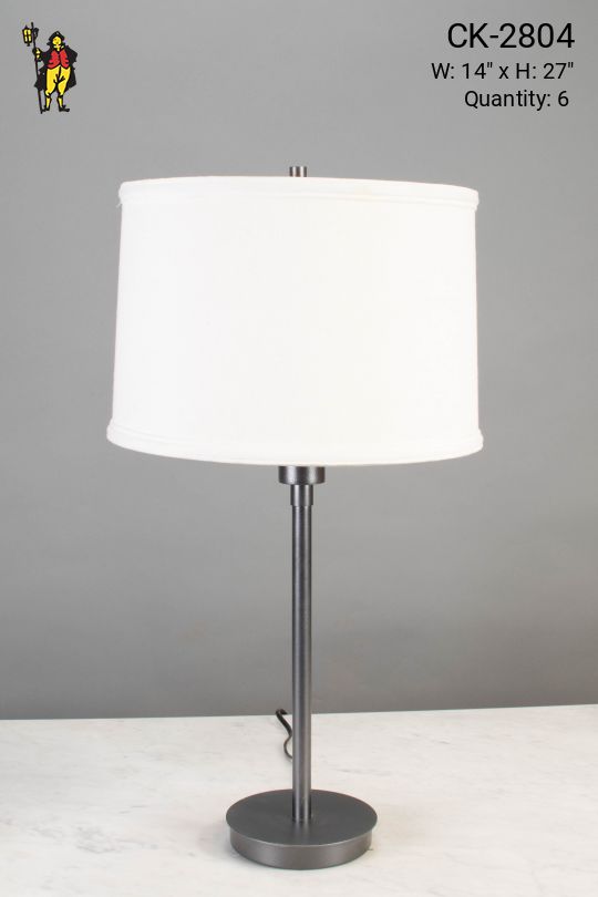 Black Pole Table Lamp