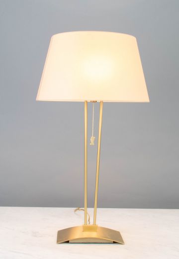 Tall Modern Brass Table Lamp