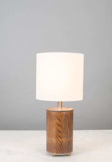 Wood Finished Table Lamp
