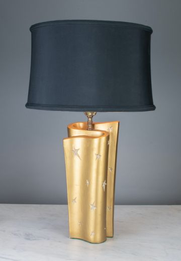 Star Etched Table Lamp