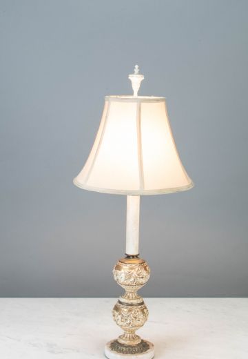 Victorian Single Candle Table Lamp