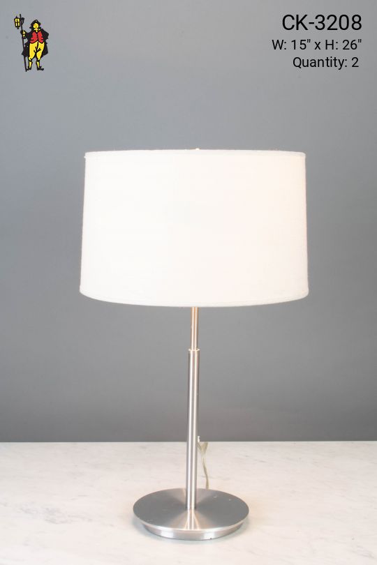 Modern Chrome Table Lamp