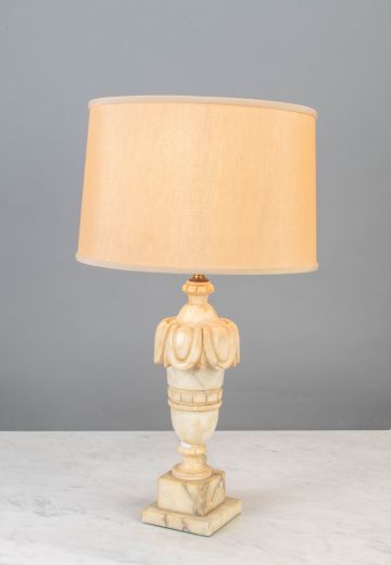 Marble Finished Gothic Table Lamp