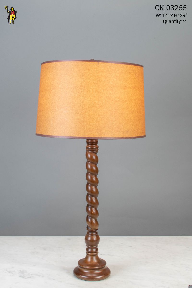 Tall Wooden Table Lamp | Table Lamps | Collection | City Knickerbocker ...