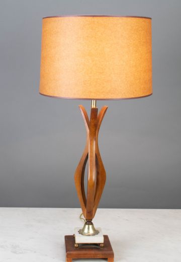Contemporary Wooden Table Lamp