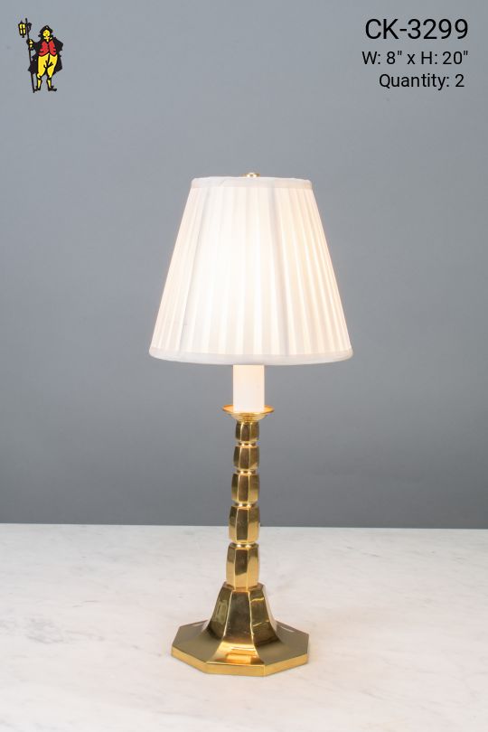 Polished Brass Table Lamp