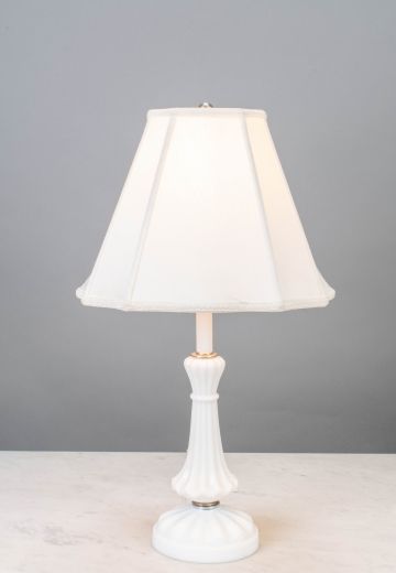 White Traditional Ceramic Table Lamp