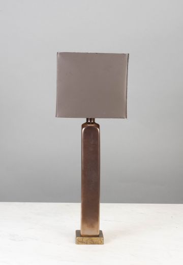 Bronze Finished Simple Table Lamp