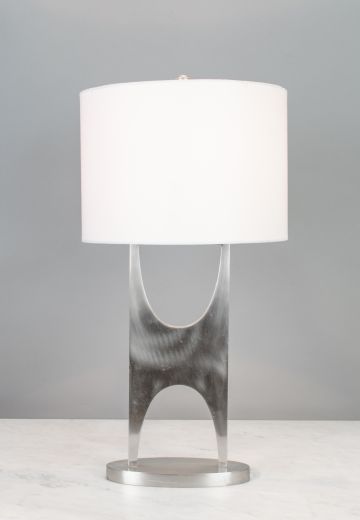 Silver Modern Table Lamp