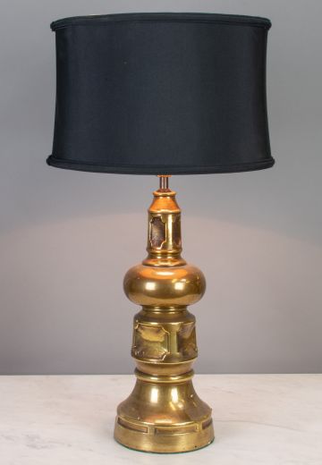 Polished Brass Large Table Lamp