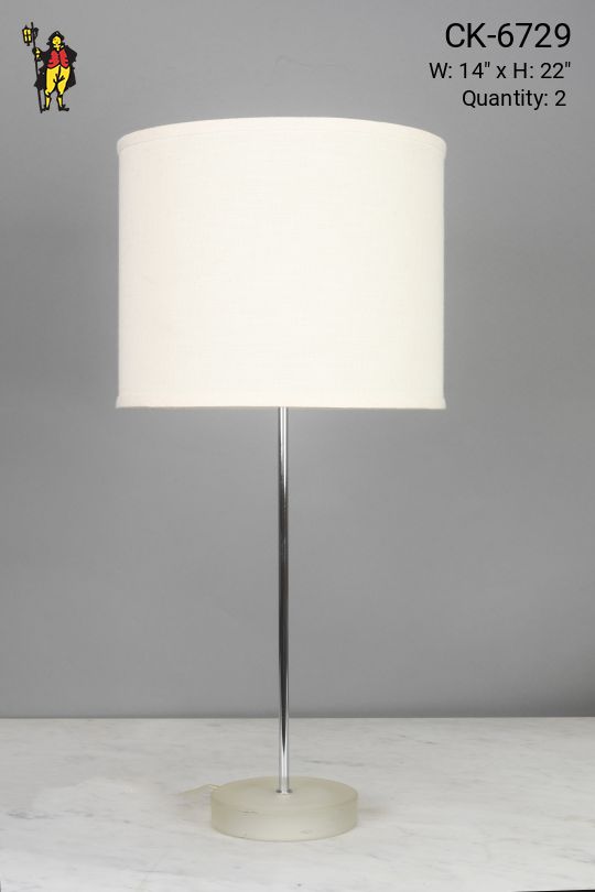 Polished Nickel Table Lamp