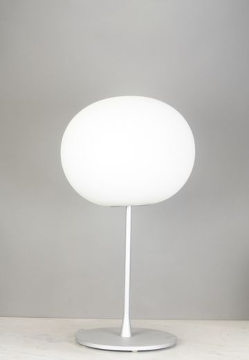 Contemporary Table Lamp w/Globe Shade