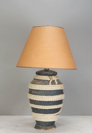 Nautical Rope Ceramic Table Lamp