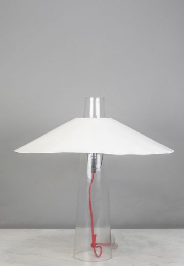 Glass Contemporary Table Lamp