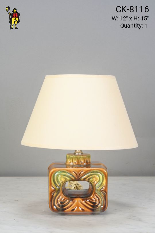 Multicolor Ceramic Table Lamp