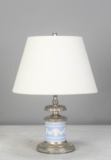 Ceramic & Nickel Table Lamp