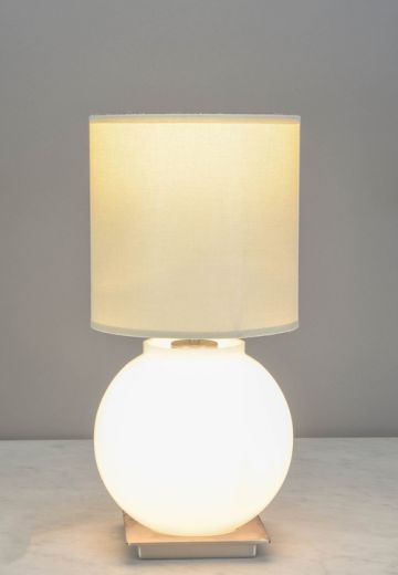 Halogen Contemporary Glass Table Lamp