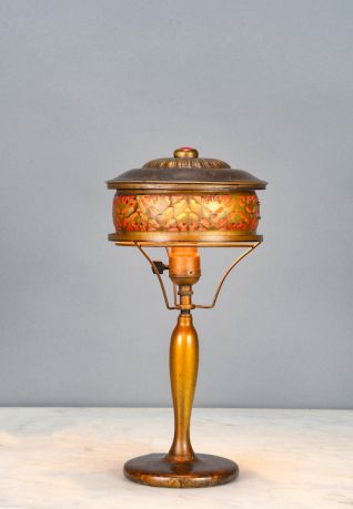 Old Arts & Crafts Mica Table Lamp
