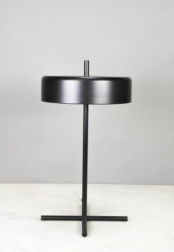 Metal Shaded Black Table Lamp *LED*