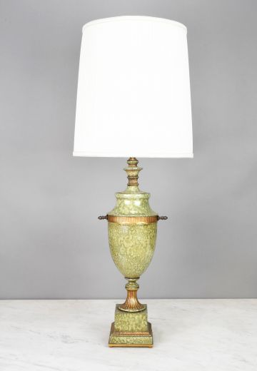 Traditional Green Table Lamp