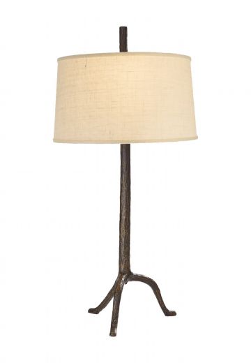 Three Leg Wood Finished Table Lamp
