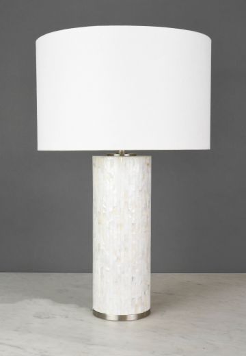 White Marble Table Lamp