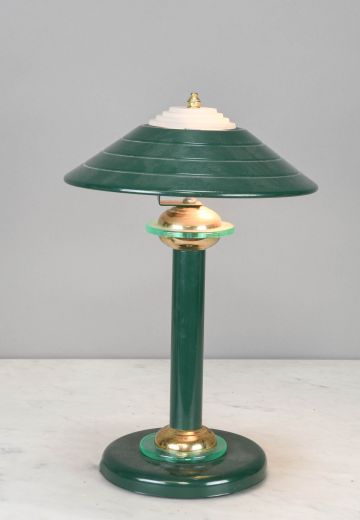 Green Post Modern Table Lamp
