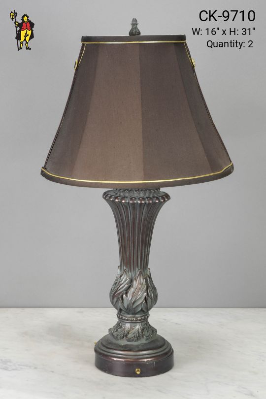 Art Deco Bronze Table Lamp