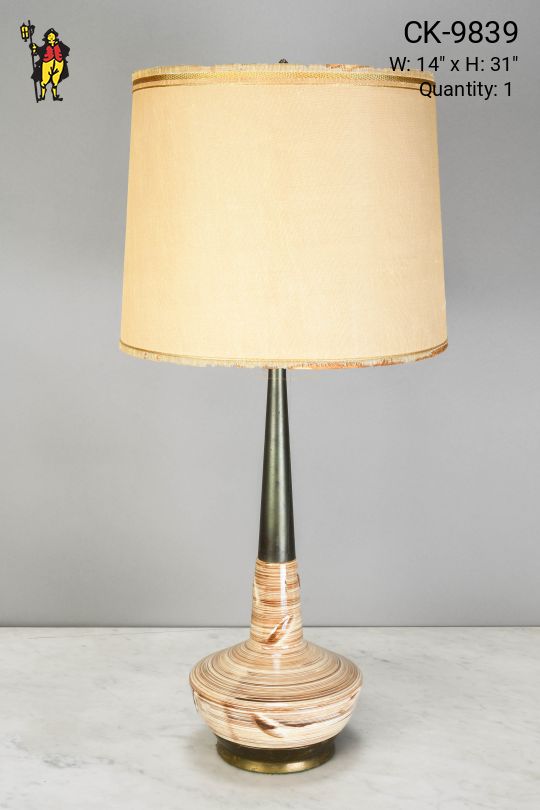 Ceramic Mid Century Table Lamp