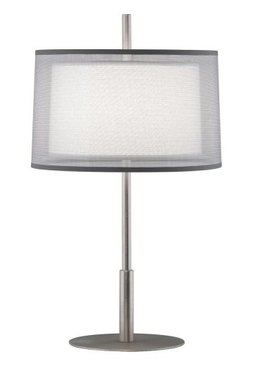 Stainless Steel Finished Modern Table Lamp (Candelabra)