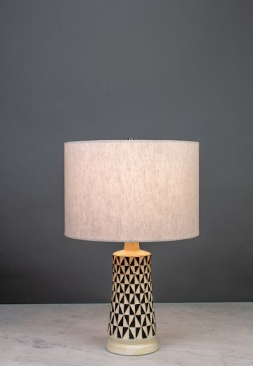 Black & White Ceramic Table Lamp