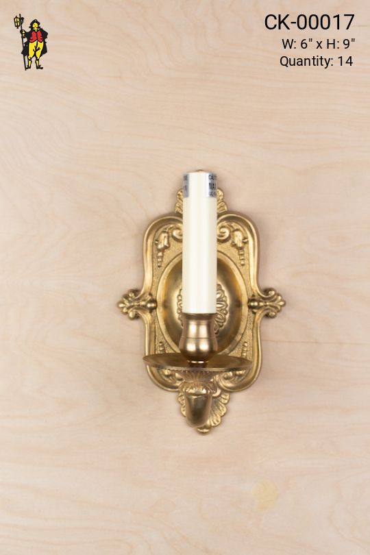 Single Candle Wall Sconce