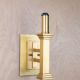 Gold Finished Single Candle Wall Sconce #0