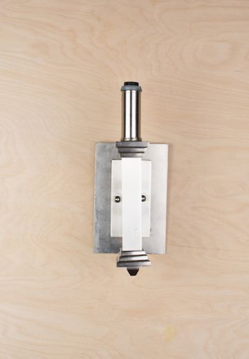 Nickel Single Candle Wall Sconce