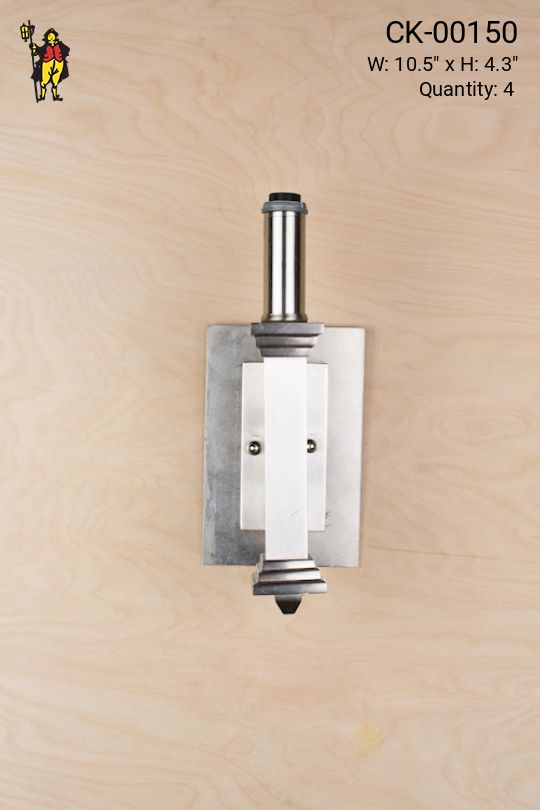 Nickel Single Candle Wall Sconce