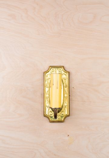 Single Candle Wall Sconce