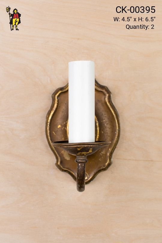 Traditional One Candle  Wall Sconce