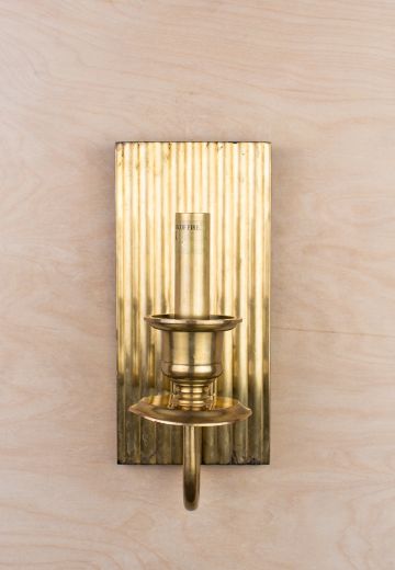 Art Deco Style Single Candle Wall Sconce