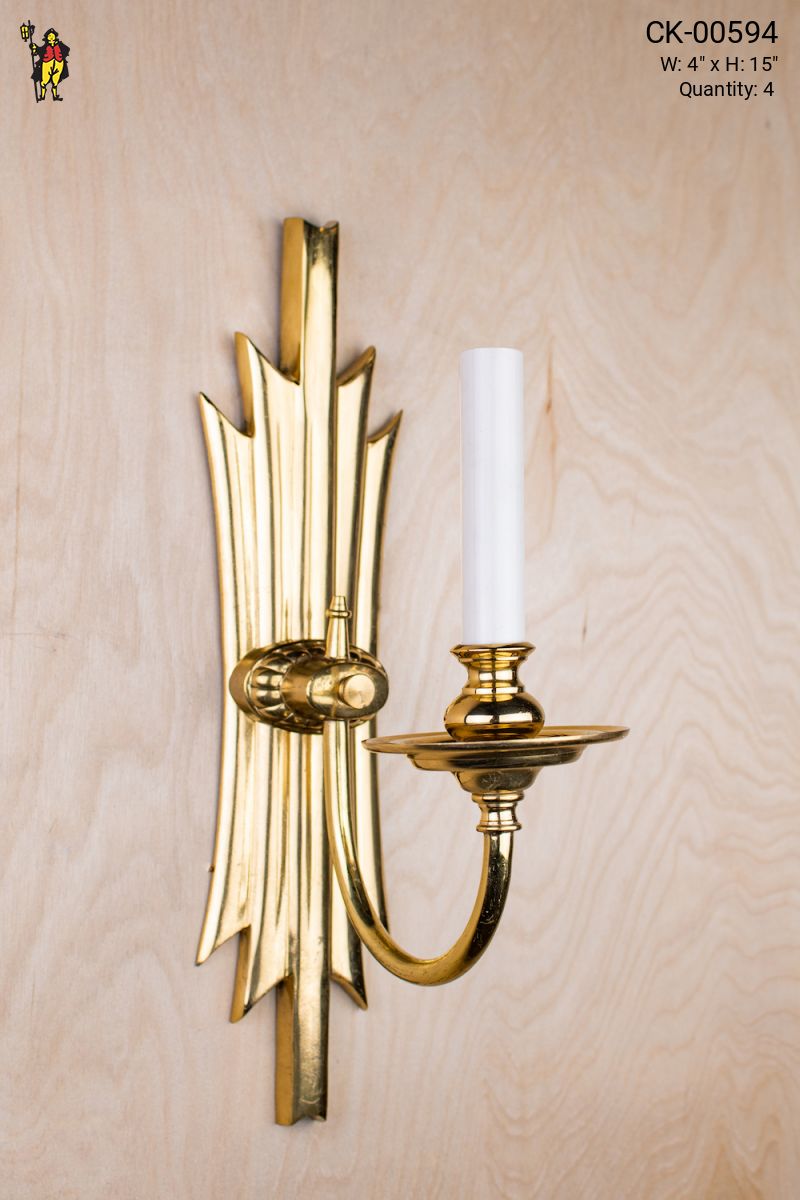 Single candle wall lights outlet