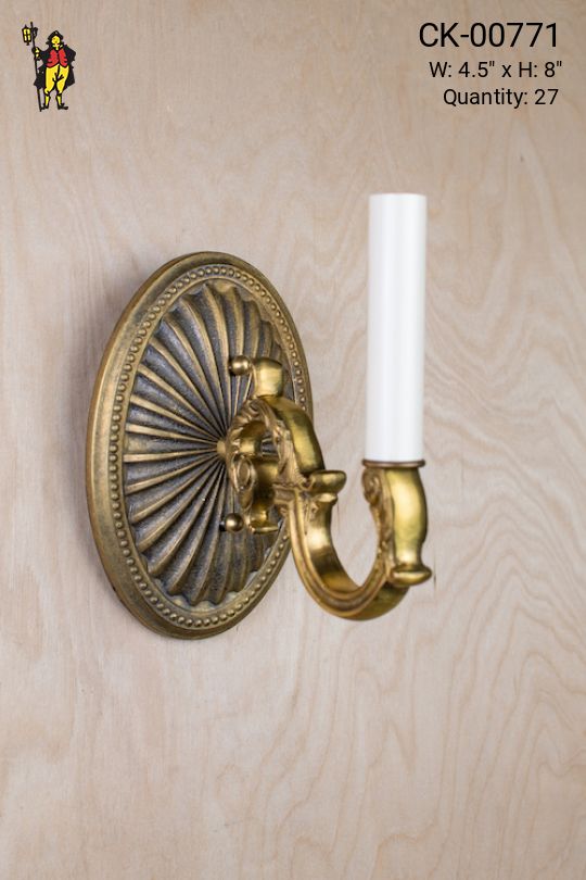 Single Curved Arm Wall Sconce