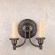 Floral Two Candle Wall Sconce #0