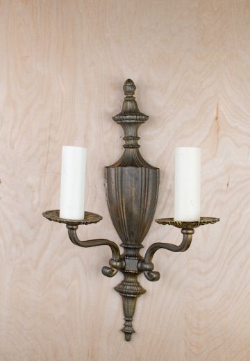 Traditional Two Candle Wall Sconce