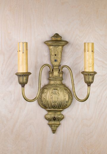 Traditional Two Candle Wall Sconce